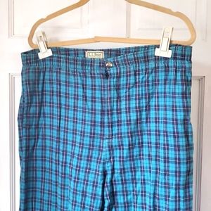 Vintage USA Made LL Bean Premium Cotton Flannel Pants